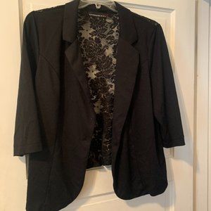 Black Lace Blazer